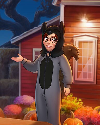 Squirrel Alice Costume Contest Badge