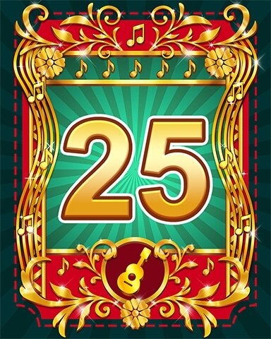 Jet Set Solitaire Mariachi Festival 25 Badge