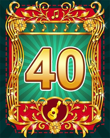 Garden Blast Mariachi Festival 40 Badge