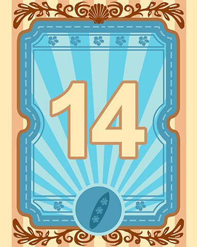Pogo Garden Blast Surfing Competition Badge 14