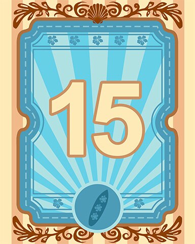 Pogo Garden Blast Surfing Competition Badge 15
