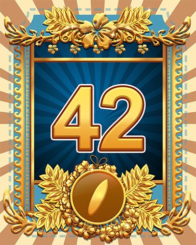 Pogo Word Whomp HD Surfing Competition Badge 42