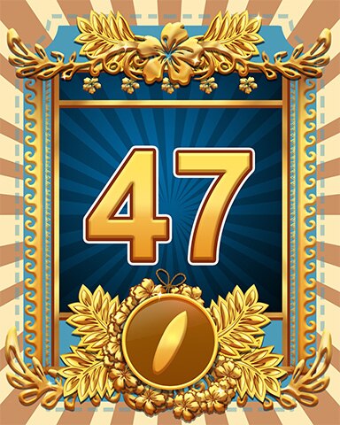 Pogo World Class Solitaire HD Surfing Competition Badge 47