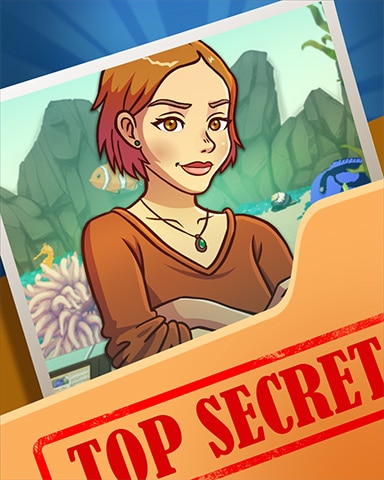 Abby's Tank Top-Secret Badge