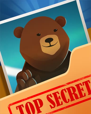 Bearly Aware Top Secret Badge