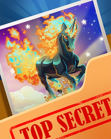 Blazing Steed Top Secret Badge