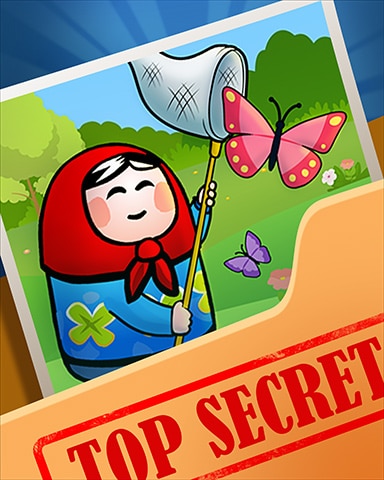 Butterfly Catch Top Secret Badge