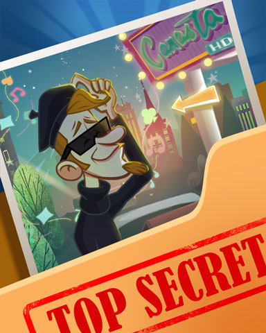 Beatnick on the Town Super Secret Badge