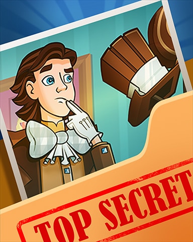 Chocolate Hat Top Secret Badge