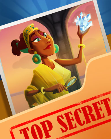 Queen of Diamonds Top Secret Badge