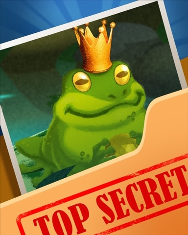 Frog King Top Secret Badge