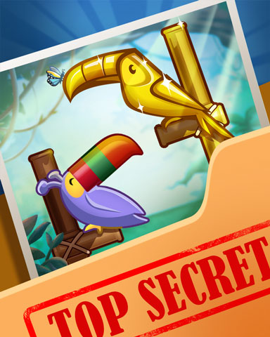 Secret Golden Toucan Badge