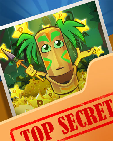 Tiki in the Stars Super Secret Badge