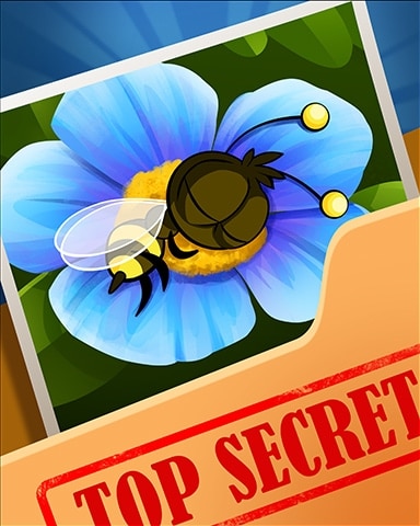 KiKi Bee Sleeping Top Secret Badge