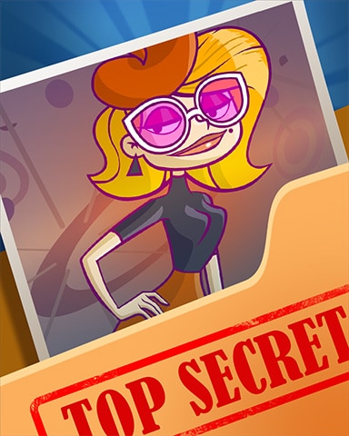 Kim Top Secret Badge