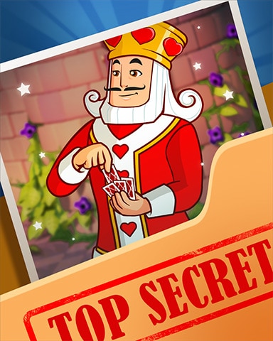 King Playing Cards Super Secret Badge