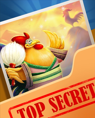 Rooster's Morning Routine Top Secret Badge