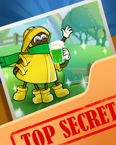 Octavia's Lucky Dad Super Secret Badge