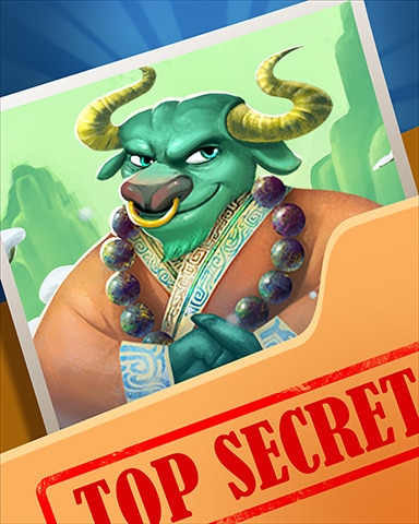 Portrait of an Ox Top Secret Badge