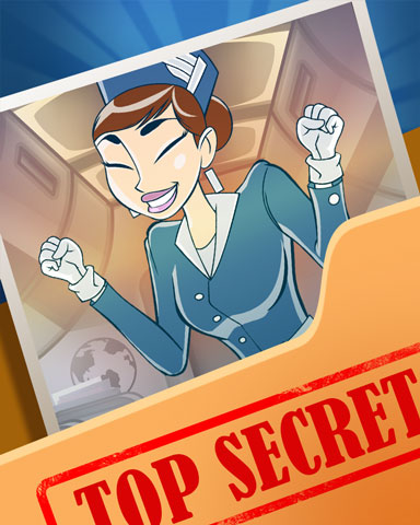 Pam's Best Flight Super Secret Badge