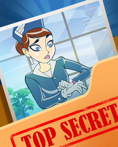 Pam's Schedule Super Secret Badge