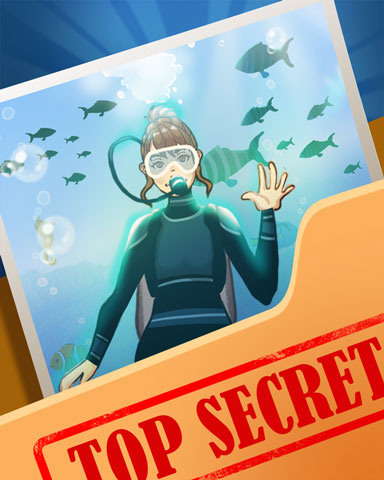 Aquarium Diver Top Secret Badge