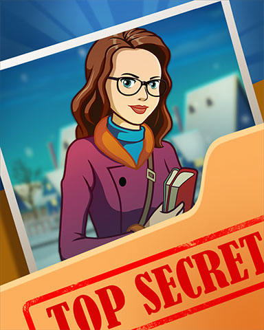 Winter Rose Top Secret Badge