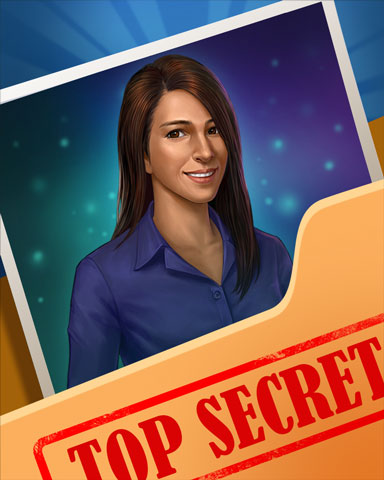 Sara Lapahie Top Secret Badge