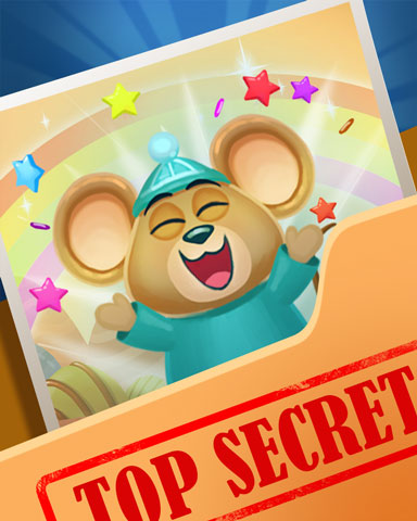 Happy Mouse Top Secret Badge