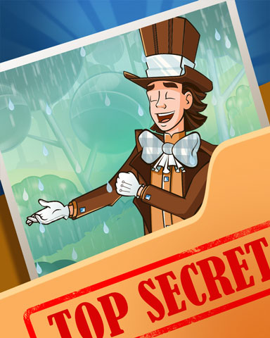 Hot Cocoa Gossip Super Secret Badge