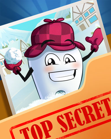 Toothy's Snow Day Super Secret Badge