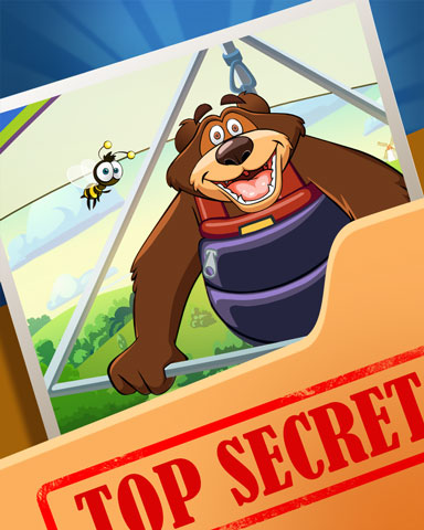 Bear Up There Super Secret Badge