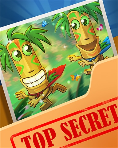 Tiki Chase Top Secret Badge