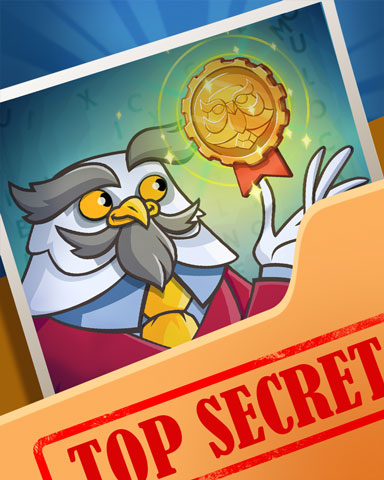 Winning Word Finder Super Secret Badge