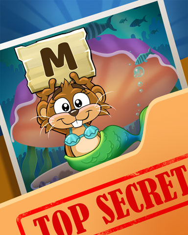 M for Mermaid Super Secret Badge