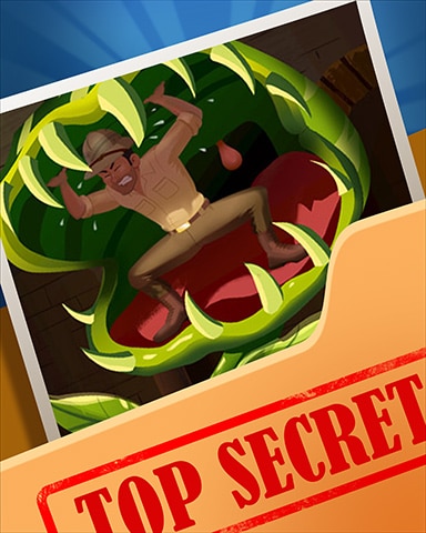 Hungry Plant Top Secret Badge