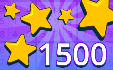 Pogo Daily Sudoku Stars 1500 Badge