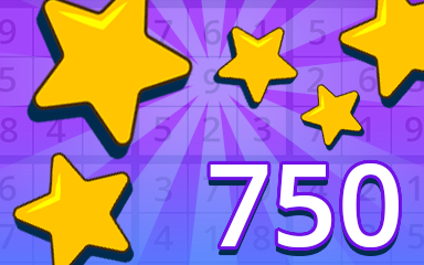 Pogo Daily Sudoku Stars 750 Badge