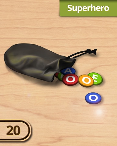 A Way With Words Superhero Challenge 20 Badge