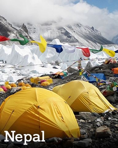 Winter Wonderland Nepal Badge