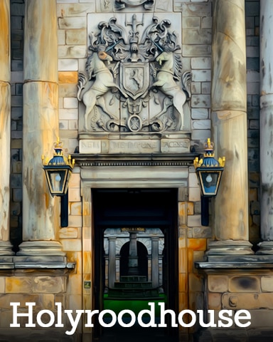 Royal Wedding: One Year Later Holyroodhouse Badge