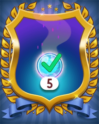 Merge Academy Complete 5 Tasks Badge