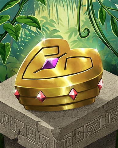 Jungle Heart Badge - Tri-Peaks Solitaire HD