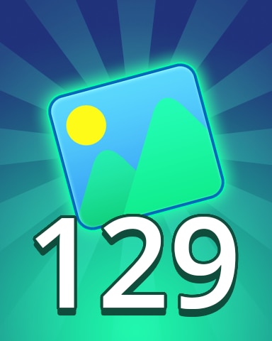 Pogo Daily Sudoku Theme 129 Badge