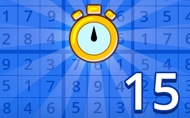 Pogo Daily Sudoku Fast Beginner 15 Badge