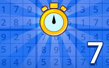 Pogo Daily Sudoku Fast Beginner 7 Badge