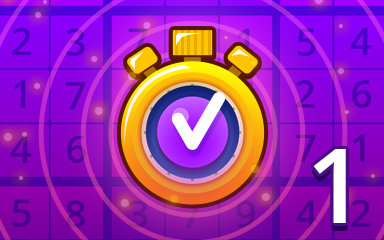 Pogo Daily Sudoku Fast Expert 1 Badge