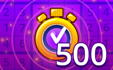 Pogo Daily Sudoku Fast Expert 500 Badge