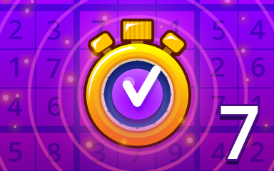 Fast Expert 7 Badge - Pogo Daily Sudoku