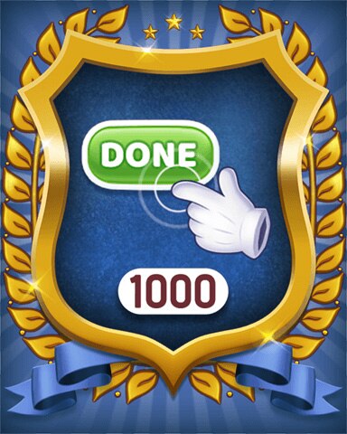 Complete orders 1000 Badge - Merge Academy